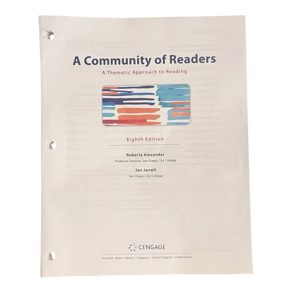 A Community of Readers: A Thematic Approach to Reading 8th Ed Loose Leaf